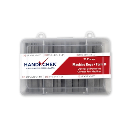 Handi-Chek Key Form B PL Assort 70pc Handi-Chek DISP-MK070HC